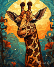 Charger l'image dans la galerie, Diamond Painting - Broderie Diamant - Girafe Art Déco