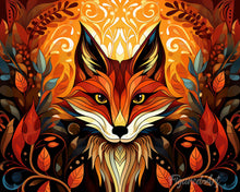 Charger l'image dans la galerie, Diamond Painting - Broderie Diamant - Renard Art Déco