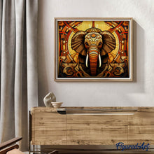 Charger l'image dans la galerie, Broderie Diamant - Eléphant Art Déco