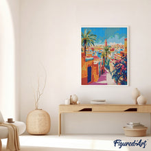 Charger l&#39;image dans la galerie, Broderie Diamant - Marrakech 40x50cm toile tendue sur châssis