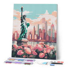 Charger l'image dans la galerie, Broderie Diamant - New York en fleurs