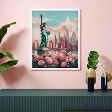 Charger l'image dans la galerie, Broderie Diamant - New York en fleurs