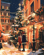 Charger l'image dans la galerie, Diamond Painting - Broderie Diamant - Couple en Ville à Noël