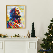 Charger l'image dans la galerie, Broderie Diamant - Gloire Radieuse de Jésus 40x50cm toile tendue sur châssis