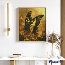 Charger l'image dans la galerie, Broderie Diamant - Machaon illuminé