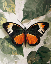 Charger l&#39;image dans la galerie, Diamond Painting - Broderie Diamant - Papillon Moneta Longwing