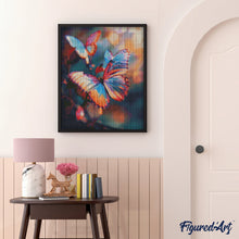 Charger l'image dans la galerie, Broderie Diamant - Papillons vibrants