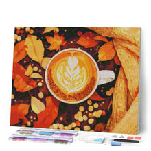 Charger l'image dans la galerie, Broderie Diamant - Café au lait en Automne