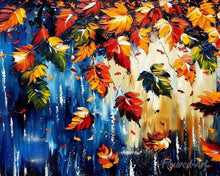 Charger l'image dans la galerie, Diamond Painting - Broderie Diamant - Feuilles d'Automne vibrantes