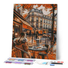 Charger l'image dans la galerie, Broderie Diamant - Pause café en Automne