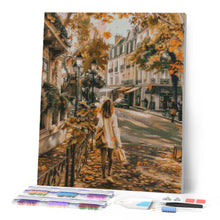 Charger l'image dans la galerie, Broderie Diamant - Journée d'Automne en ville