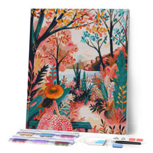 Charger l'image dans la galerie, Broderie Diamant - Jardin coloré en Automne