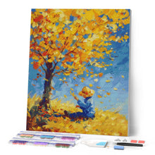 Charger l'image dans la galerie, Broderie Diamant - Garçon en Automne inspiré de Van Gogh