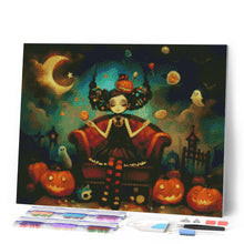 Charger l'image dans la galerie, Broderie Diamant - Princesse des bonbons d'Halloween