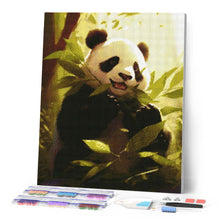 Charger l'image dans la galerie, Broderie Diamant - Panda Grignotant
