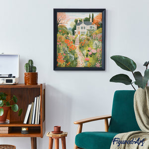 Broderie Diamant - Jardin de la Villa