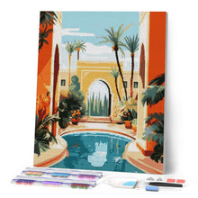 Charger l'image dans la galerie, Broderie Diamant - Villa marocaine luxeuse