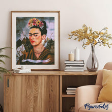 Charger l&#39;image dans la galerie, Broderie Diamant - Frida - Autoportrait dédié au Dr. Eloesser