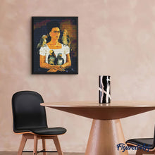 Charger l&#39;image dans la galerie, Broderie Diamant - Frida - Moi et mes perroquets