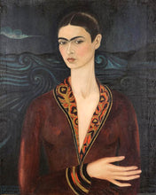 Charger l&#39;image dans la galerie, Diamond Painting - Broderie Diamant - Frida - Autoportrait en robe de velours