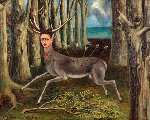 Diamond Painting - Broderie Diamant - Frida - Le Cerf blessé