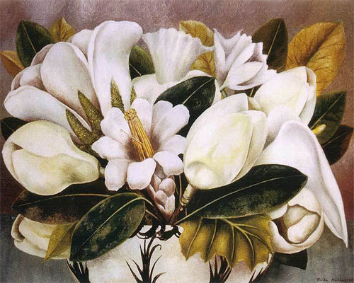 Diamond Painting - Broderie Diamant - Frida - Magnolias