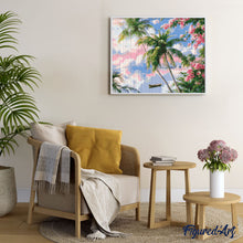Charger l&#39;image dans la galerie, Broderie Diamant - Lagon de Rêve Tropical