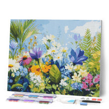 Charger l'image dans la galerie, Broderie Diamant - Champ de fleurs colorées