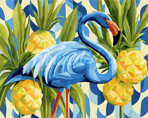 Diamond Painting - Broderie Diamant - Flamant bleu