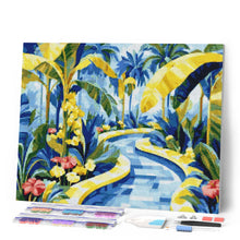 Charger l'image dans la galerie, Broderie Diamant - Allée du jardin tropical