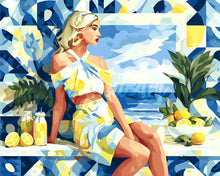 Charger l&#39;image dans la galerie, Diamond Painting - Broderie Diamant - Femme aux citrons