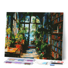 Charger l'image dans la galerie, Broderie Diamant - Bibliothèque de la serre