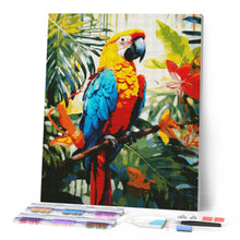 Charger l'image dans la galerie, Broderie Diamant - Ara tropical