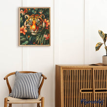 Charger l&#39;image dans la galerie, Broderie Diamant - Tigre tropical