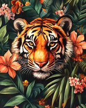 Charger l&#39;image dans la galerie, Diamond Painting - Broderie Diamant - Tigre tropical