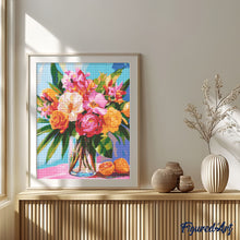 Charger l&#39;image dans la galerie, Broderie Diamant - Bouquet lumineux