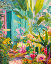 Charger l'image dans la galerie, Diamond Painting - Broderie Diamant - Porte tropicale