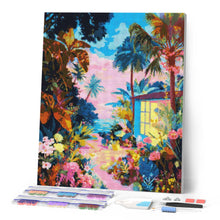 Charger l'image dans la galerie, Broderie Diamant - Jardin tropical