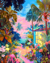 Charger l&#39;image dans la galerie, Diamond Painting - Broderie Diamant - Jardin tropical