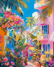 Charger l&#39;image dans la galerie, Diamond Painting - Broderie Diamant - Quartier tropical