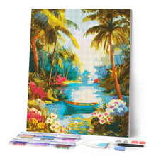 Charger l'image dans la galerie, Broderie Diamant - Rivière paradisiaque