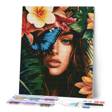 Charger l'image dans la galerie, Broderie Diamant - Beauté tropicale