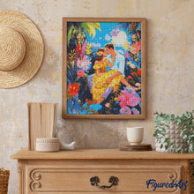 Charger l&#39;image dans la galerie, Broderie Diamant - Romance tropicale