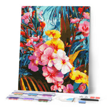 Charger l'image dans la galerie, Broderie Diamant - Orchidées tropicales
