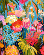 Charger l&#39;image dans la galerie, Diamond Painting - Broderie Diamant - Jardin tropical éclatant