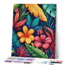 Charger l'image dans la galerie, Broderie Diamant - Motif tropical