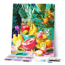 Charger l'image dans la galerie, Broderie Diamant - Table de fruits tropicaux