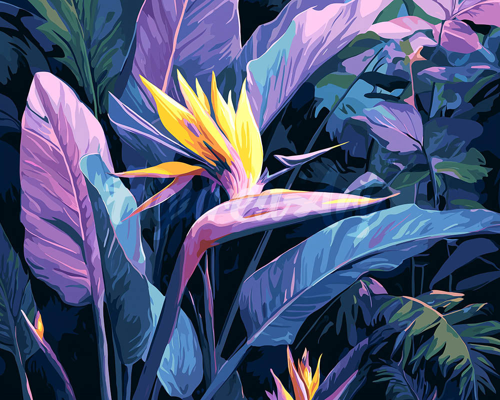 Diamond Painting - Broderie Diamant - Oiseau de paradis