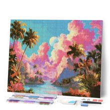 Charger l'image dans la galerie, Broderie Diamant - Baie de rêve tropicale