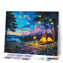 Charger l'image dans la galerie, Broderie Diamant - Nuit de Camping Étoilée